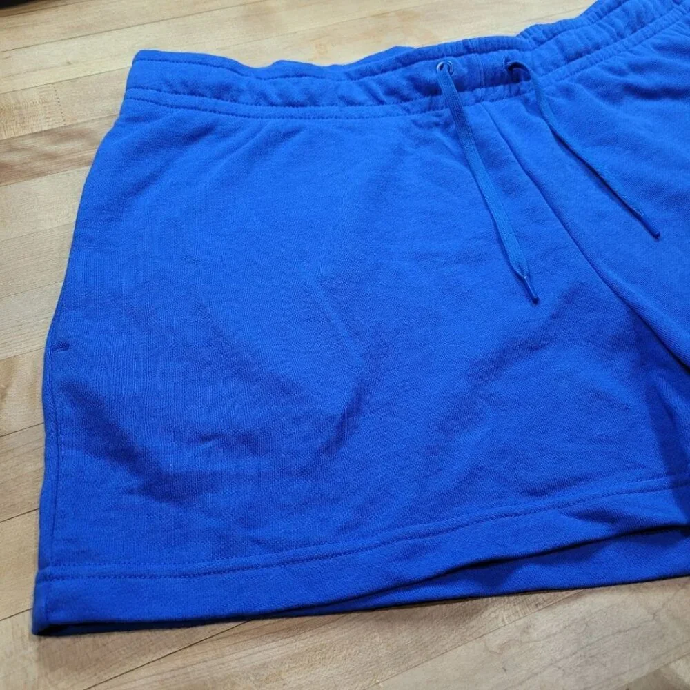 Nike Standard Fit Shorts Womens XL Blue New‎ Tags Pockets Stretch